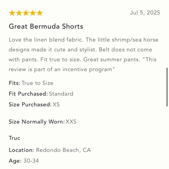 NWT Anthropologie Conditions Apply Wallis Linen Blend Bermuda Shorts XS‎ - Picture 2 of 10